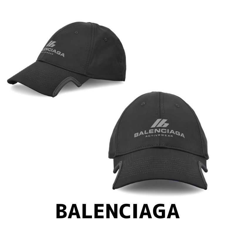 【BALENCIAGA】関税込アクティブウェア ロゴプリント キャップ
