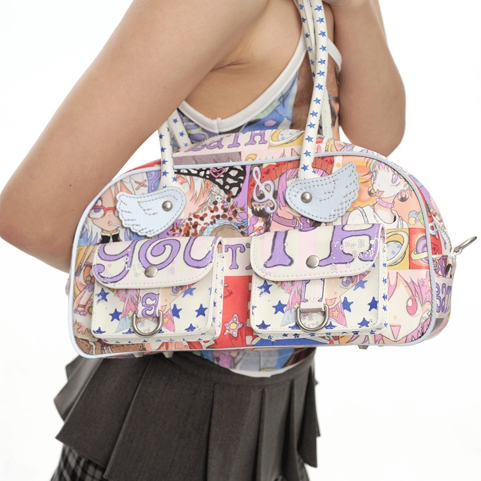 ★YOUTHBATH x Oliwa★ Graphic Wings Shoulder Bag