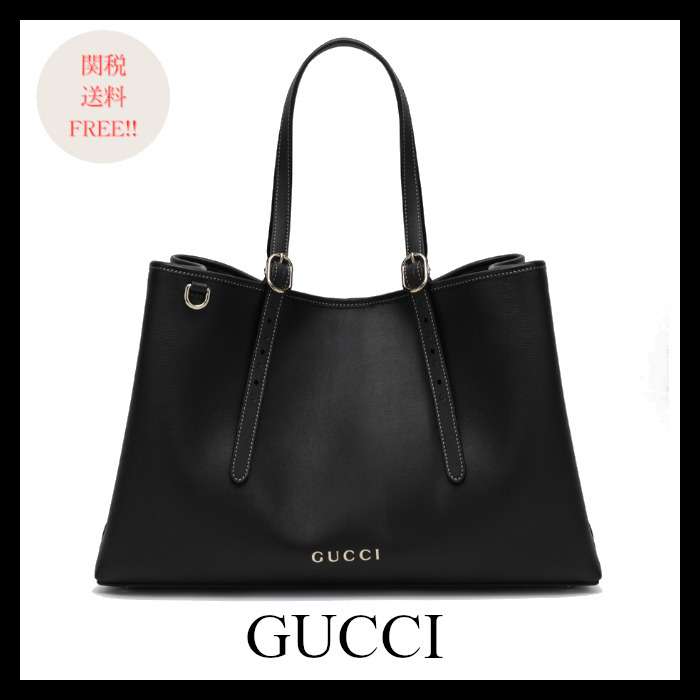 ☆シンプルに☆ GUCCI グッチ Medium GG Emblem Shopping Bag