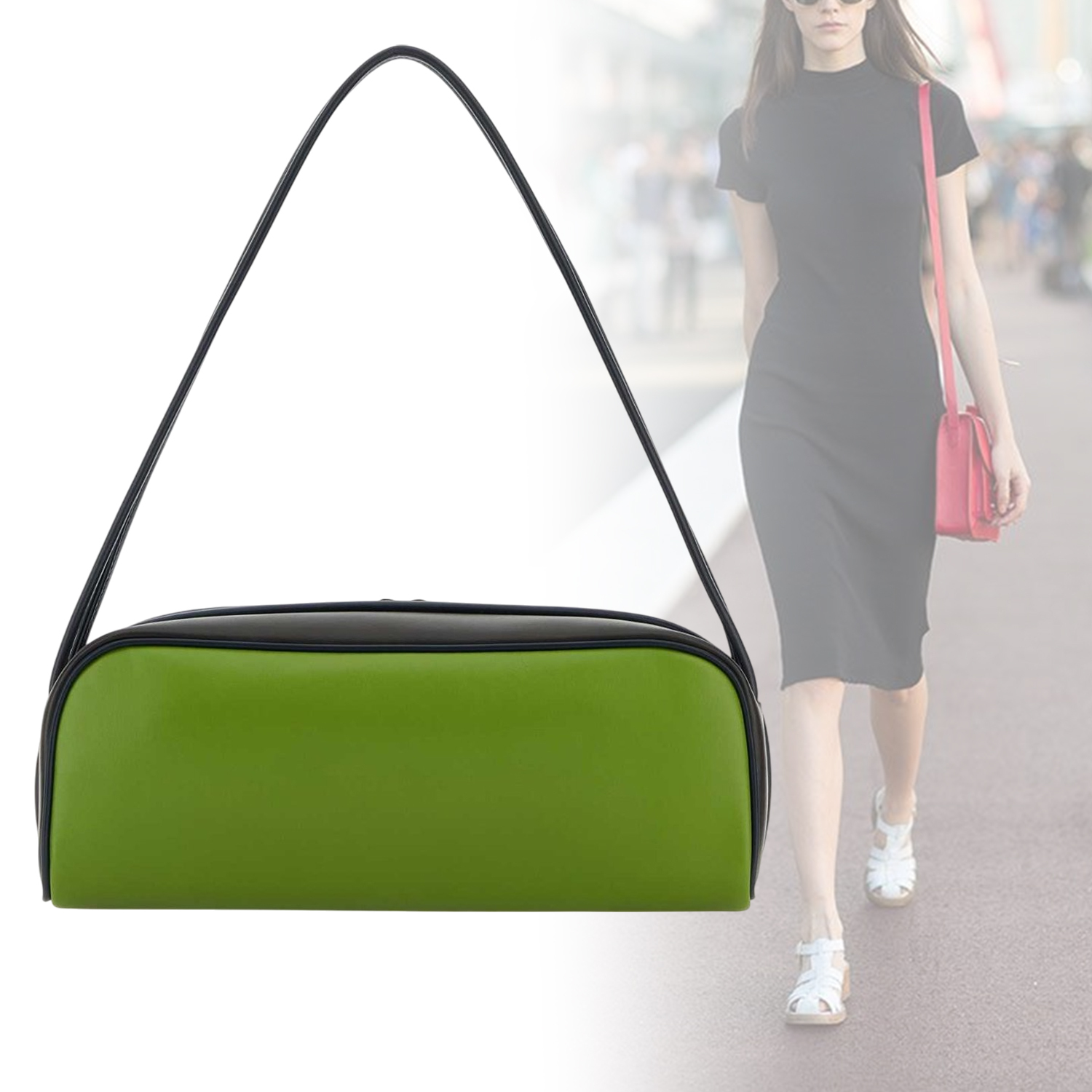 ◆PRADA◆ ロゴプリント ショルダーバッグ