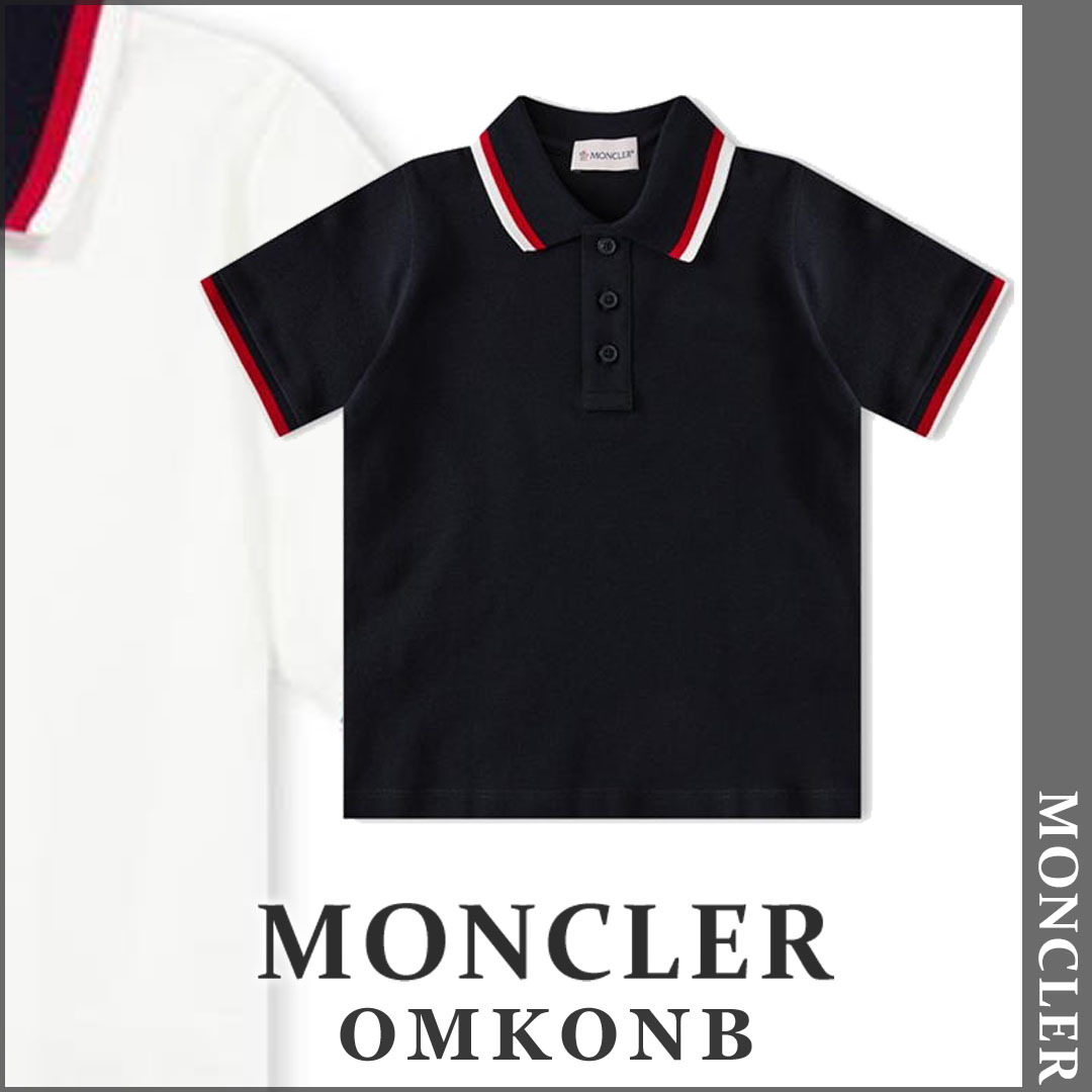 【国内発送・関税込】MONCLER ティップドコットンポロシャツ