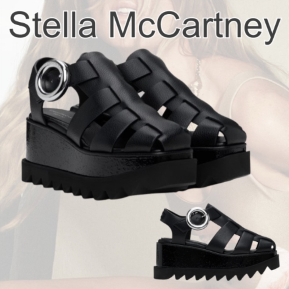 【Stella McCartney】Elyseプラットフォーム ヒールサンダル