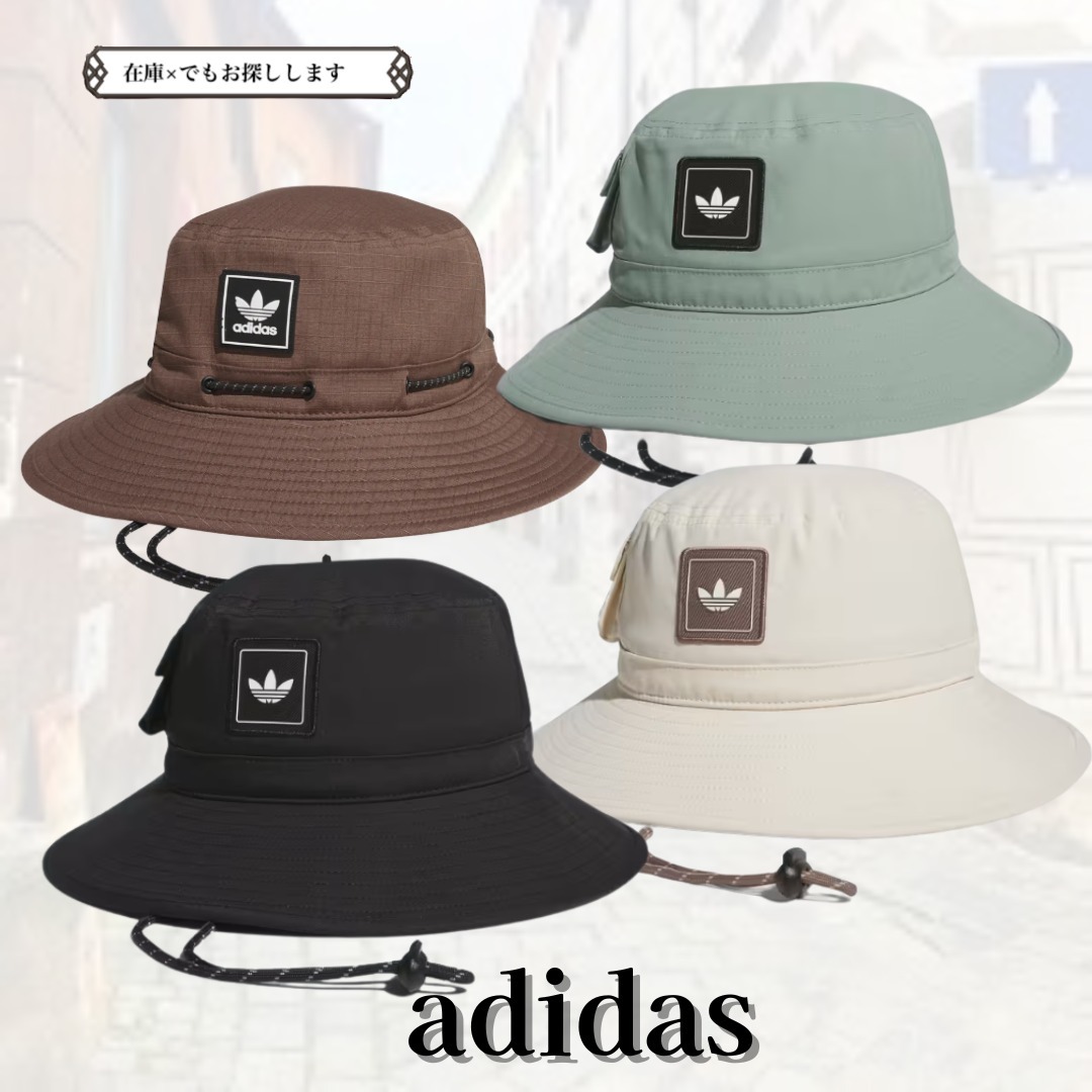 adidas Utility 3.0 Boonie Hat｜撥水・収納ポケット付ブーニー