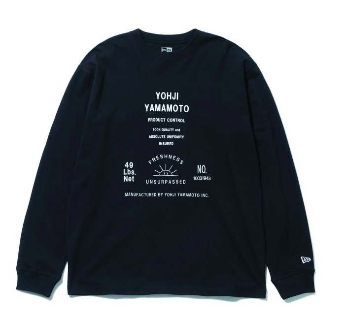 【Yohji Yamamoto】POUR HOMMExNEWERAコラボ プリントカットソー