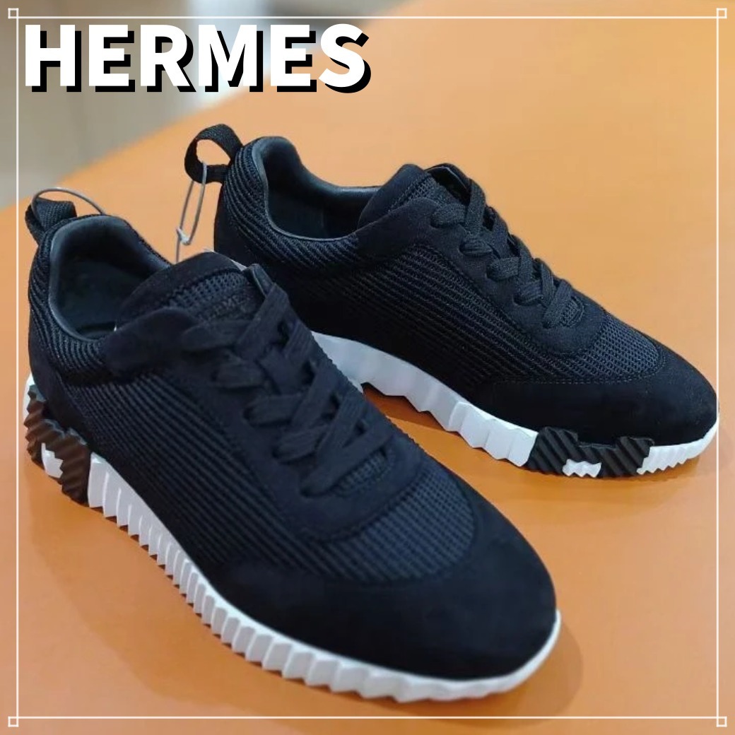 HERMES バウンシング スニーカー ブラック メンズ 正規品 人気