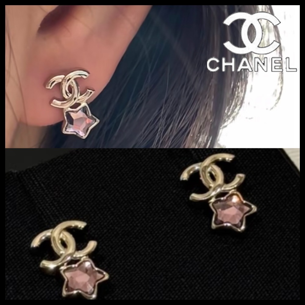 【 ピンクスター可愛い♡】CHANEL ピアス
