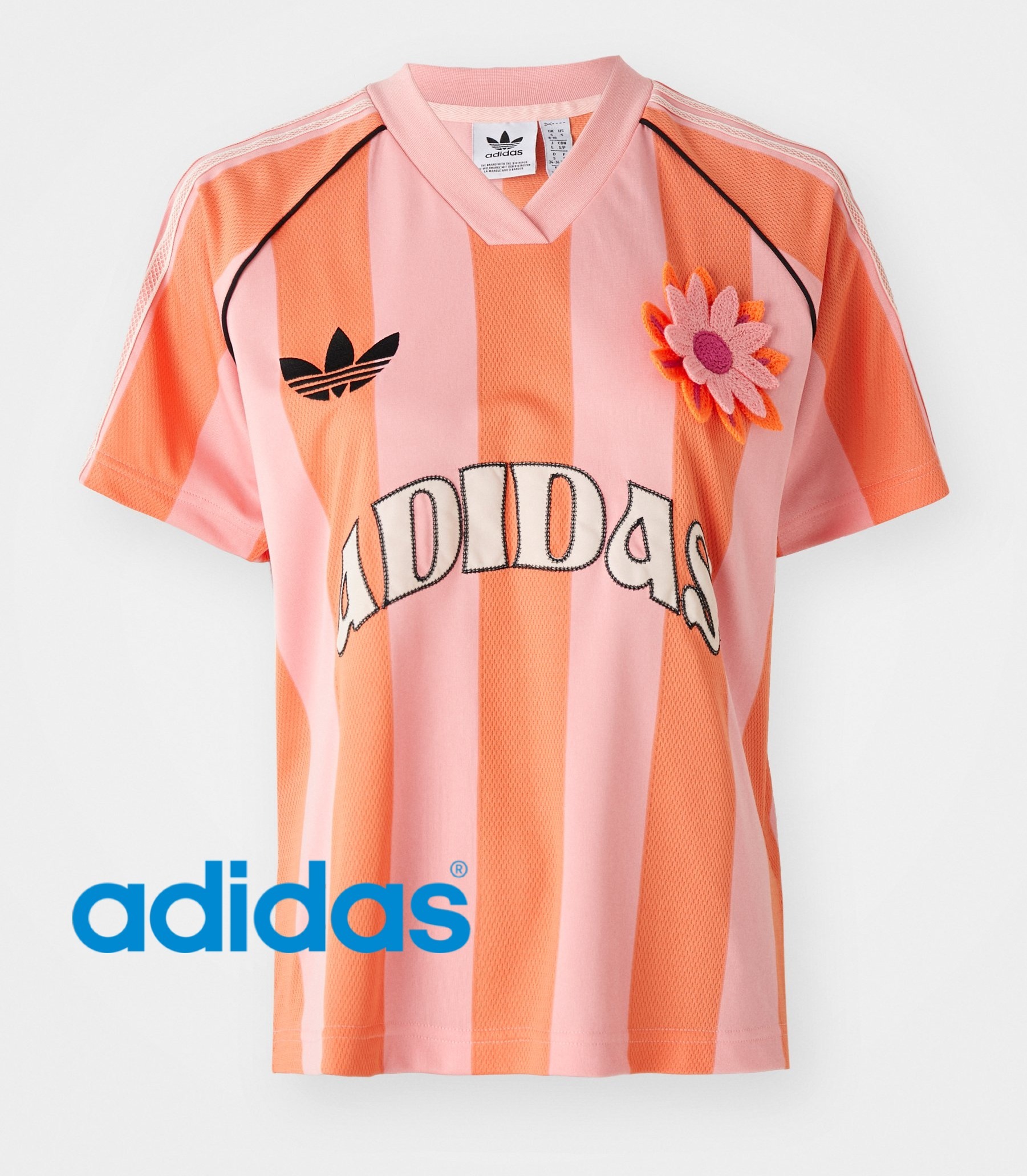 ★ドイツ発*adidas Originals*新作*FLOWER フットボールシャツ/P