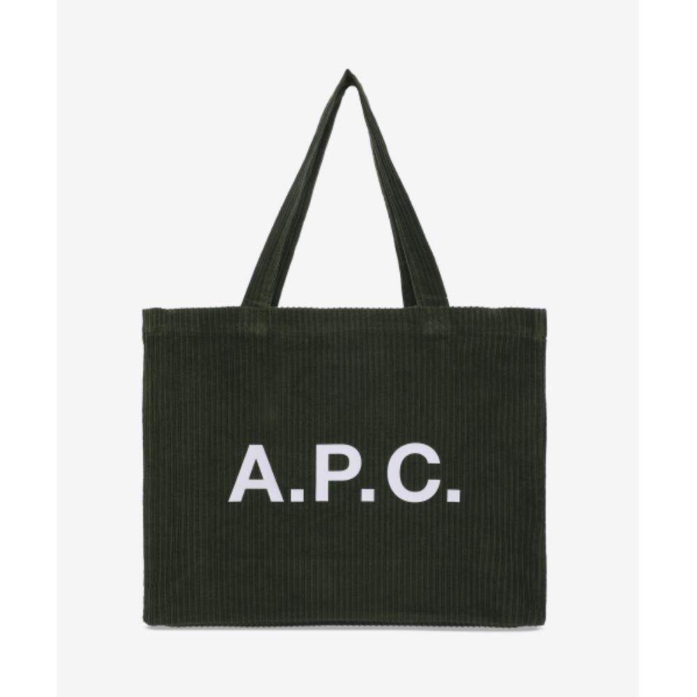 トートバッグ A.P.C. Diane Shoulder Bag Green COEZQM61443KAI COEZQM61443KA