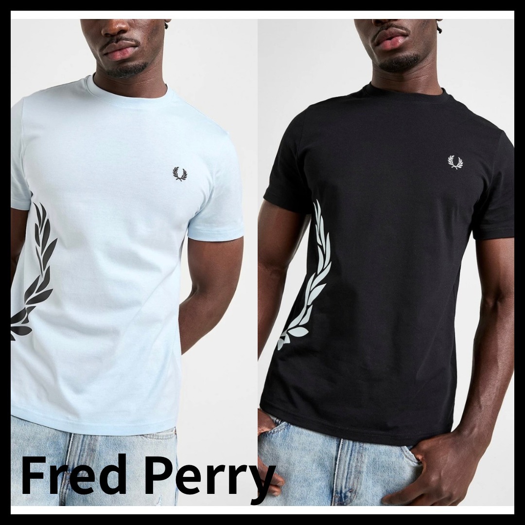 【Fred Perry】ローレル リース ロゴ Tシャツ オーバーサイズ
