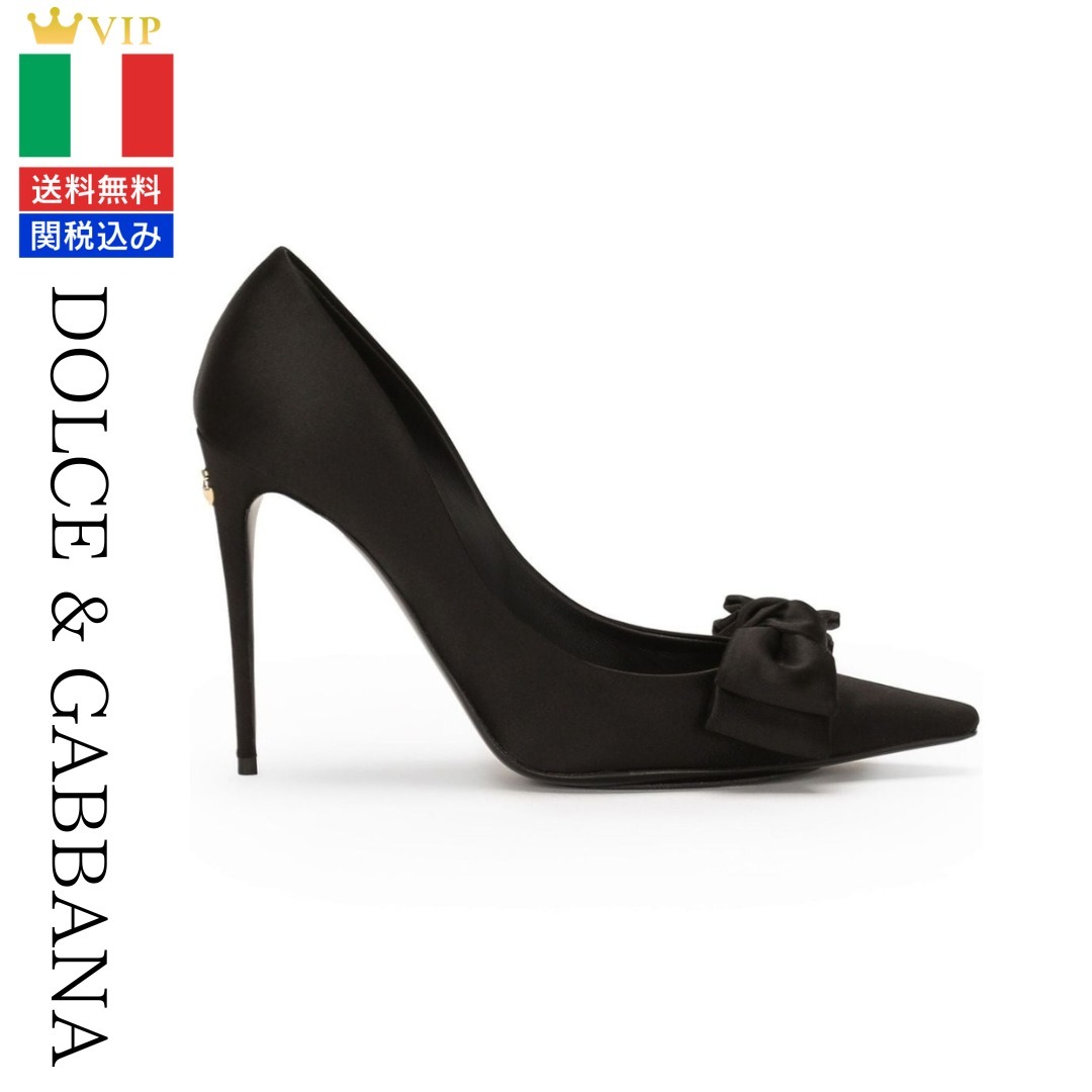 VIP【送料関税込】DOLCE&GABBANA SATIN PUMPS