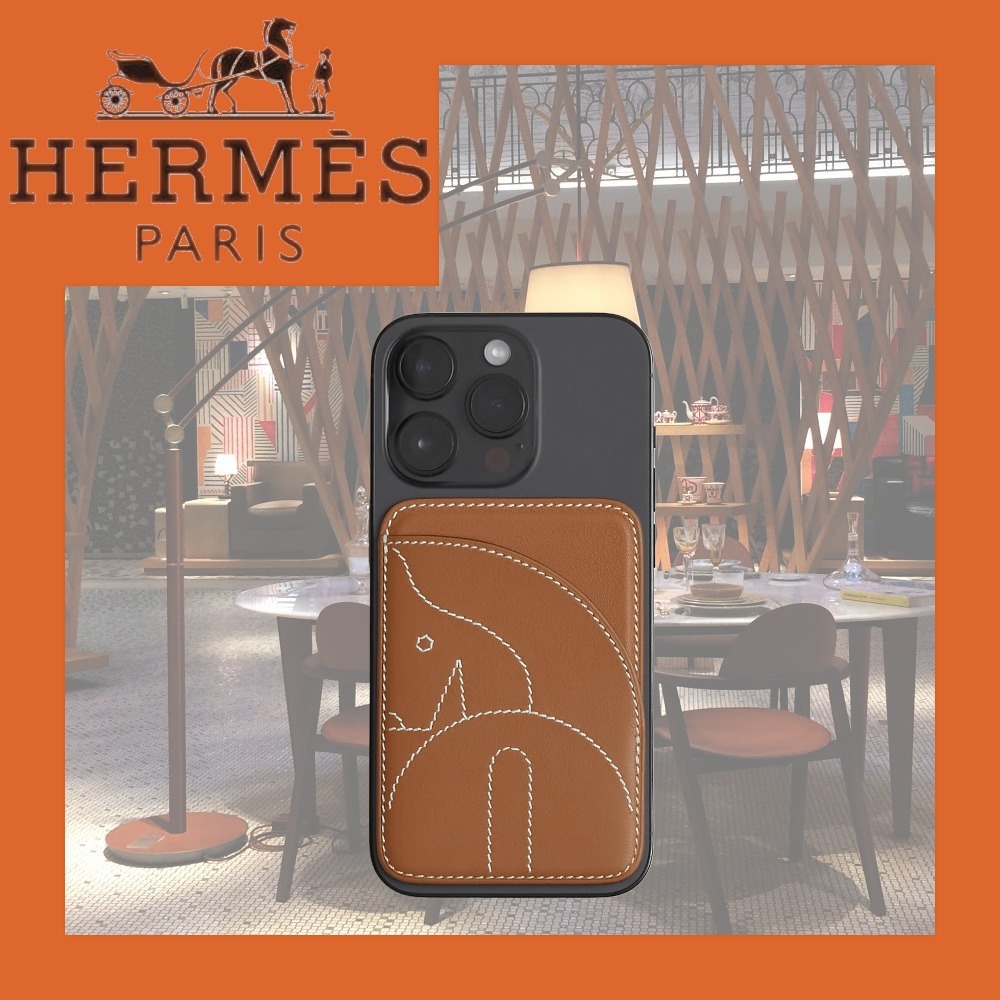 ☆人気商品☆ HERMES MagSafe「Morse」カードホルダー