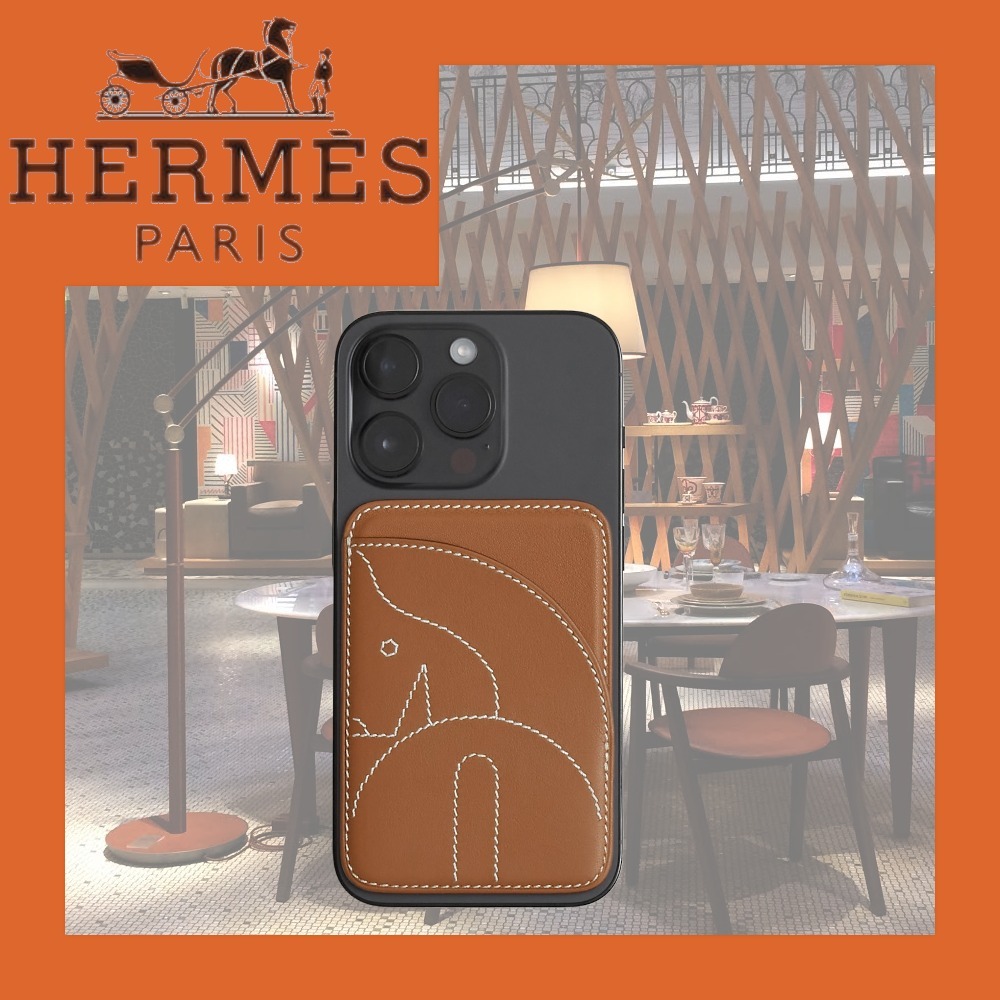 ☆人気商品☆ HERMES MagSafe「Cheval」カードホルダー