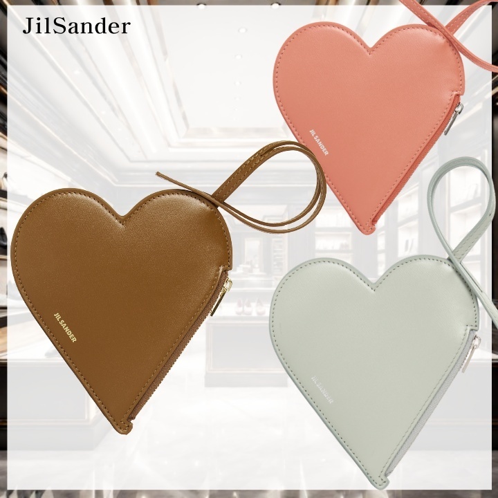 【JilSander】ハート ポーチバッグ ミニポーチ