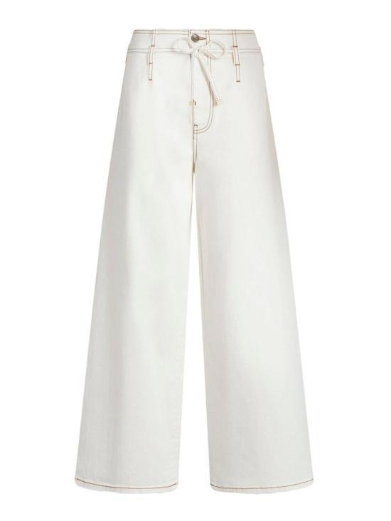 パンツ ETRO Women Straight Pants WRNB0006AU069W3789 White