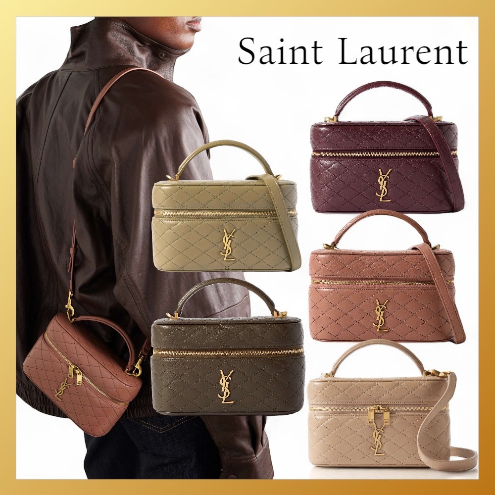 【SAINT LAURENT】Gaby Vanity キルティングレザー バッグ