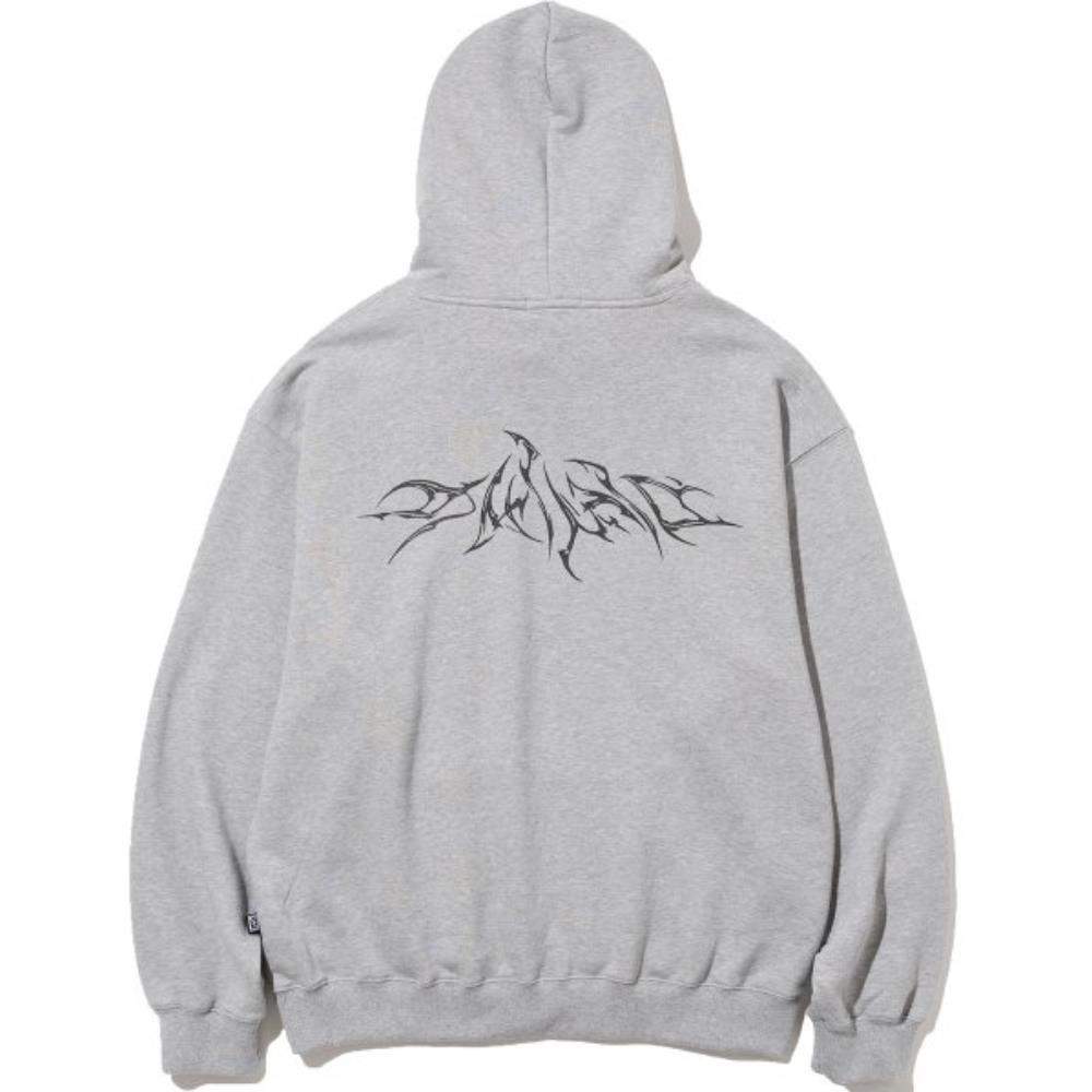 パーカー・フーディ NOT4NERD Oval Logo Pullover Hood Grey HD060GR