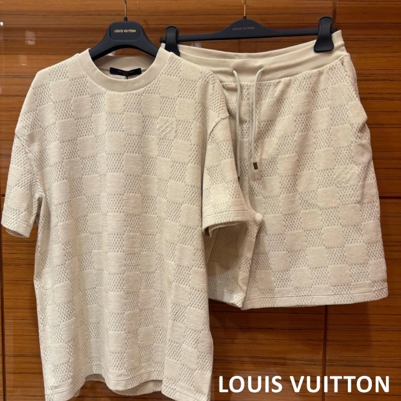 LOUIS VUITTON ダミエ フレンチテリーTシャツ& ショーツ セット