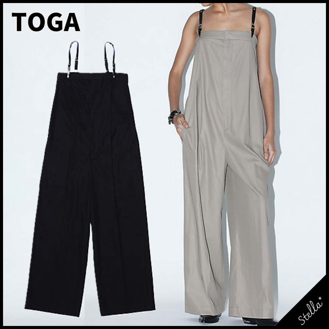 ■TOGA■大人気 ハイツイストツイルジャンプスーツ 2色 国内発送