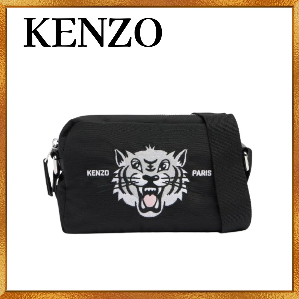 Kenzo ケンゾー Happy Tiger クロスボディバッグ ブラック