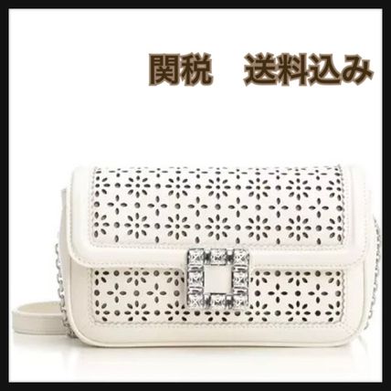 ROGER VIVIER - ロジェヴィヴィエ レザー walky viv ストラス