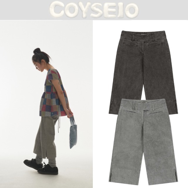 【COYSEIO】 DOUBLE CAPRI PANTS 2色