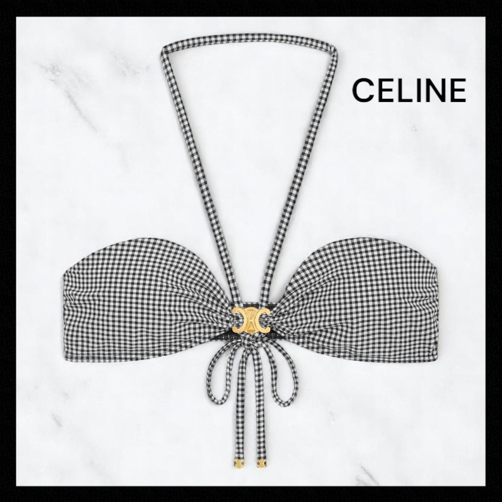 【CELINE 】Triomphe バルコネット ビキニトップ（ビキニ上）