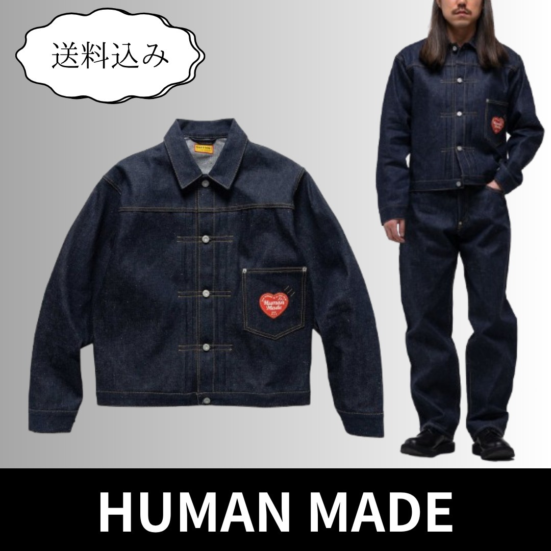 HUMAN MADE デニムワークジャケット インディゴ 関税送料込