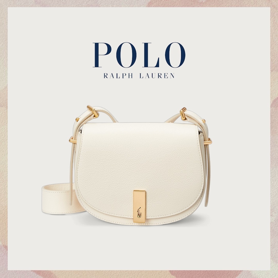 【POLO RALPH LAUREN】Polo ID レザー サドル バッグ