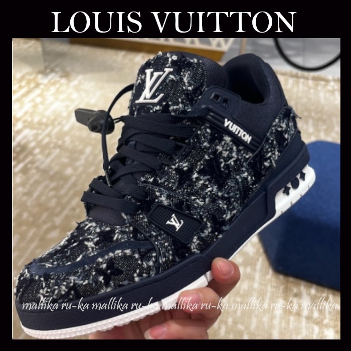 こだわりディテール☆【LOUIS VUITTON】トレイナー スニーカー