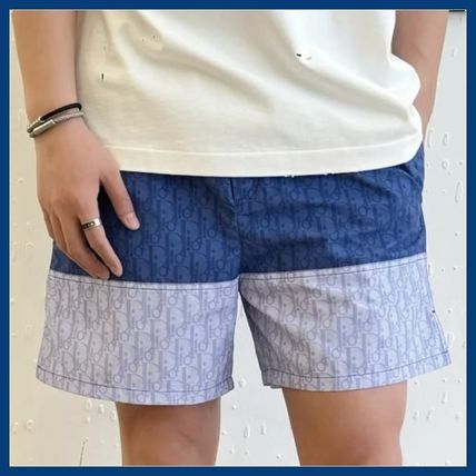 DIOR ディオール ペイズリー柄ショートパンツ メンズ46 ネイビー