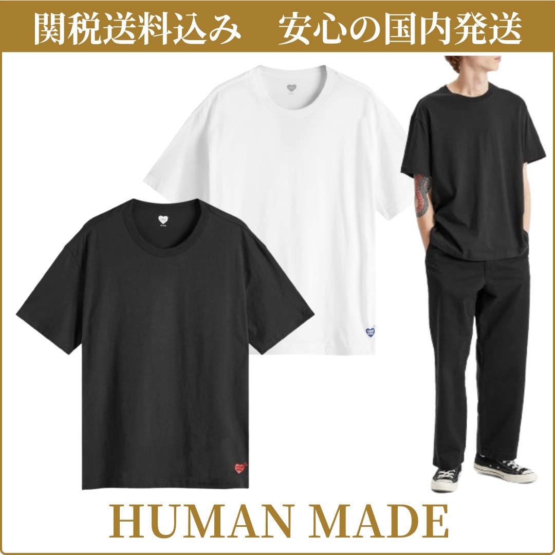 HUMAN MADE○3枚パック Tシャツ〇関税送料込