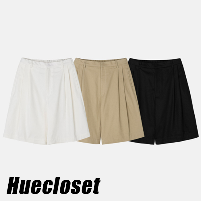 スラックス HUECLOSET Cotton Bermuda Slacks 25KERO392