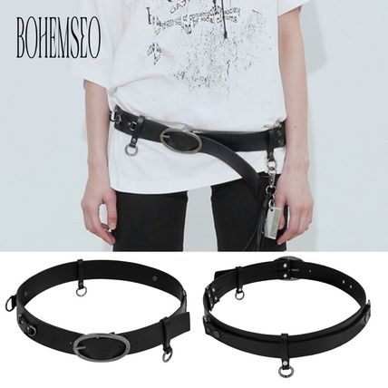 【BOHEMSEO】SLIM DOUBLE BELT 16 ホール★韓国人気★追跡可能★ 韓国 BOHEMSEO(ボヘミアンソウル) ベルト(レディース) - 海外