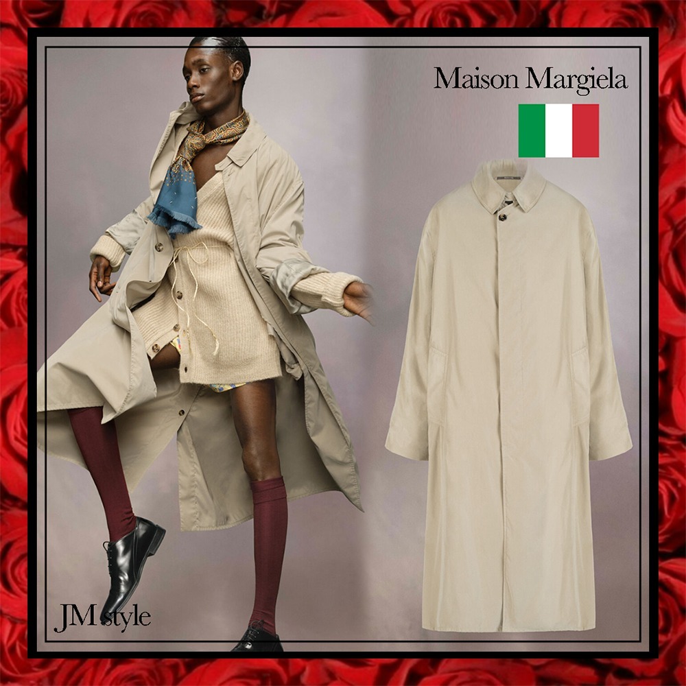 直営店★Maison Margiela★ピーチコットンコート
