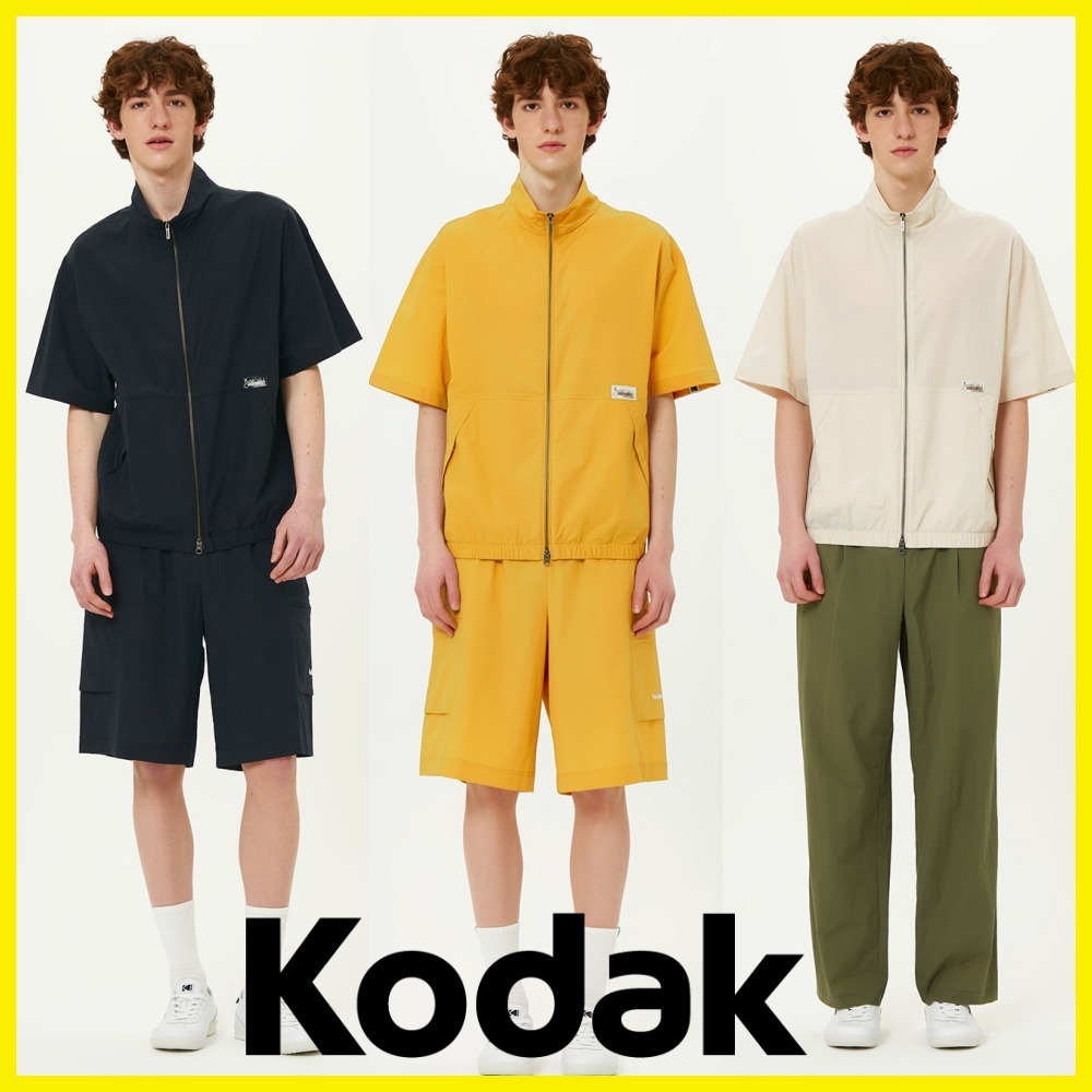 ★KODAK★ サマー ハーフスリーブ ジップアップ