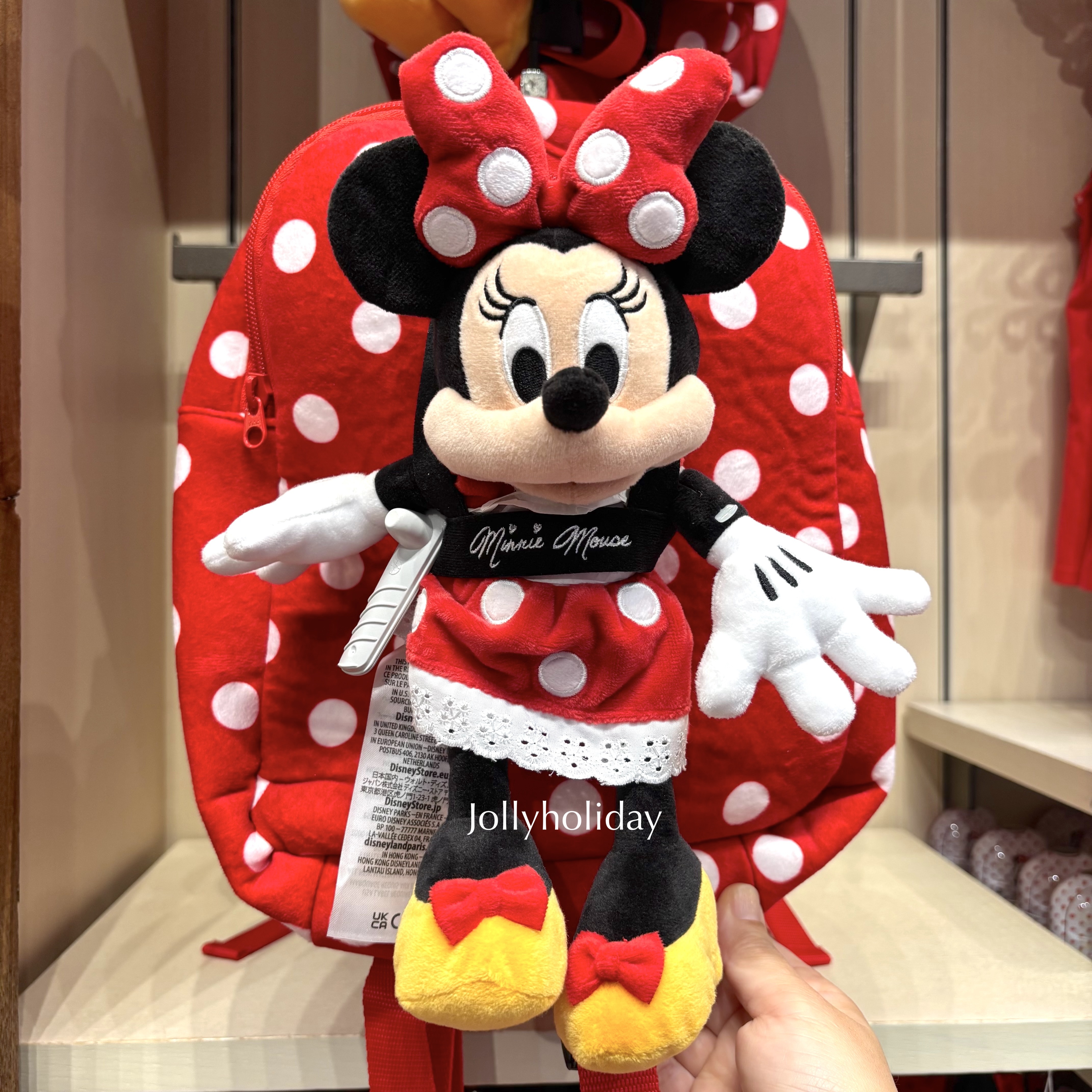 ☆US Disney Parks☆ミニーマウス ぬいぐるみ付きリュック