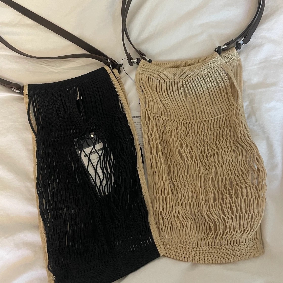 ショルダーバッグ・ポシェット [Lemaire] Medium Nylon Filt Net Shopping Bag