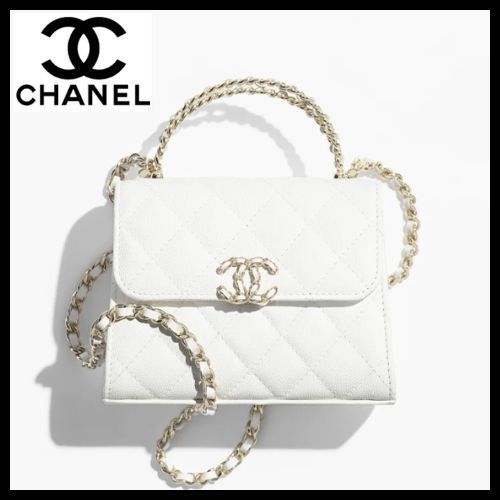 **チェーンが可愛い♡**【CHANEL】 チェーンクラッチバッグ