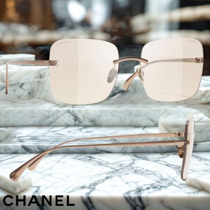 CHANEL - CHANEL サングラス ミラーレンズ シルバー ユニ