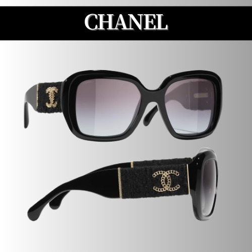 CHANEL◆スクエアサングラス ロゴ 上品 シック