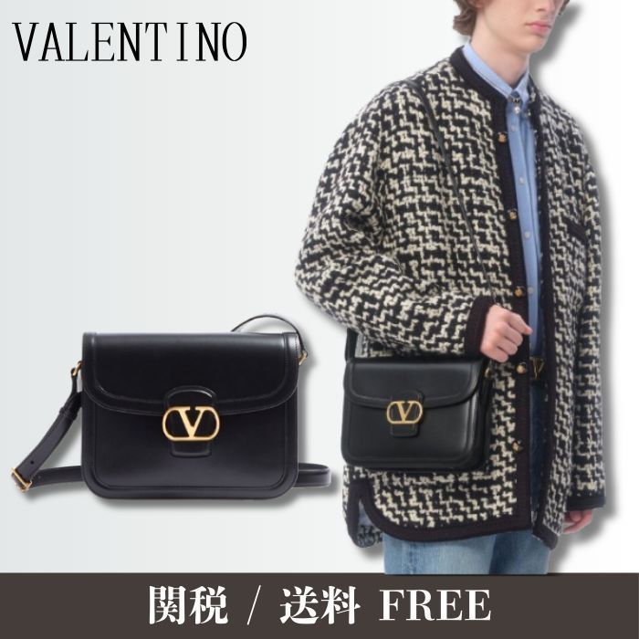 【話題】VALENTINO GARAVANI レザークロスボディバッグ