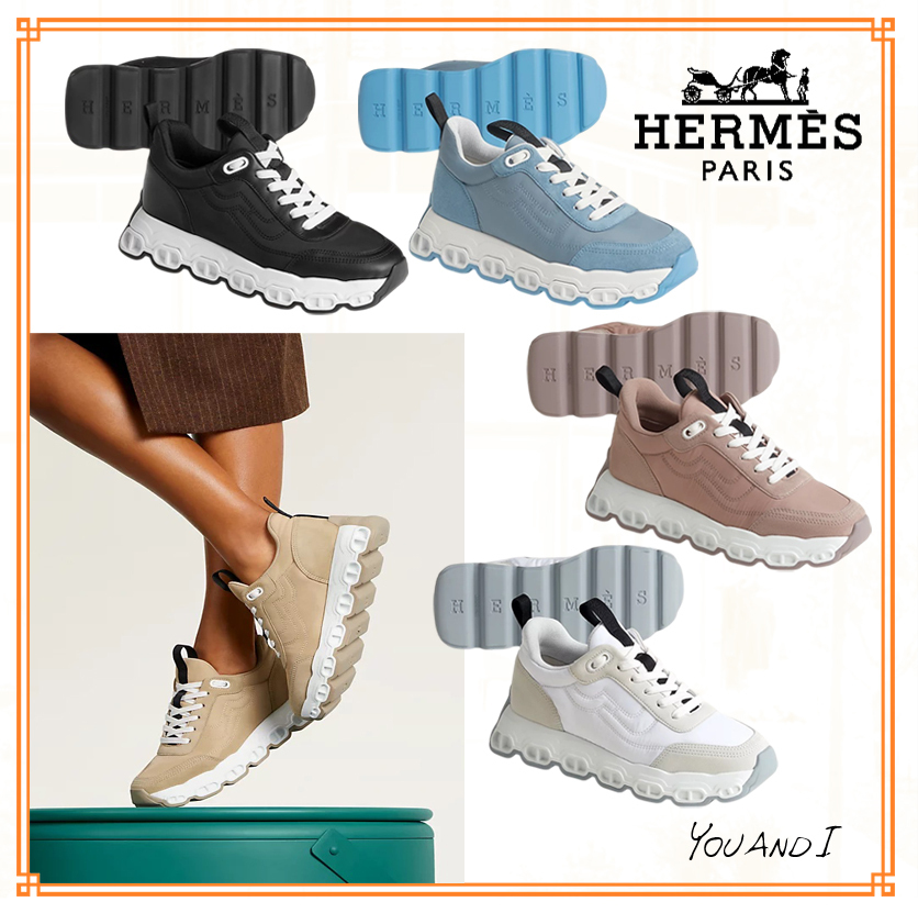 《超軽量◎ディテール♪》【HERMES】スニーカー 《インパルス》