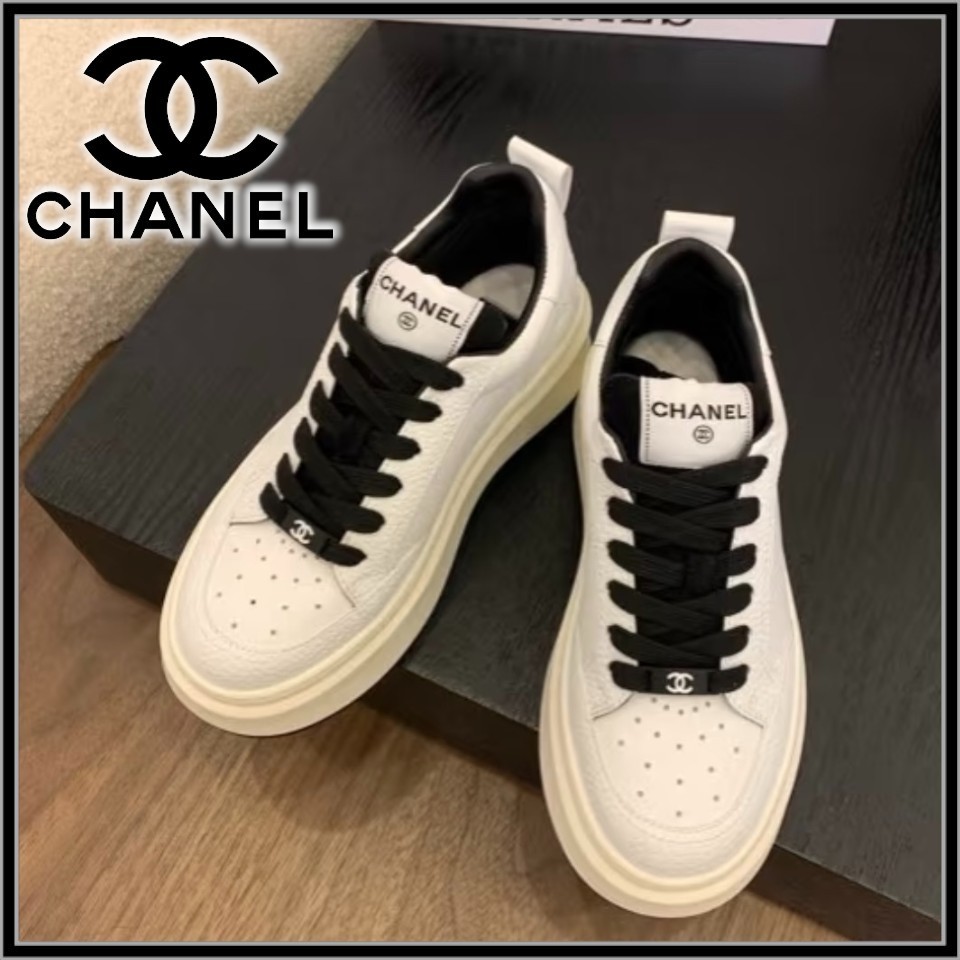 厚底デザイン♪【CHANEL】スニーカー
