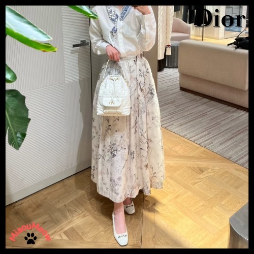 【品よくふんわり】Dior★フレア ミディスカート