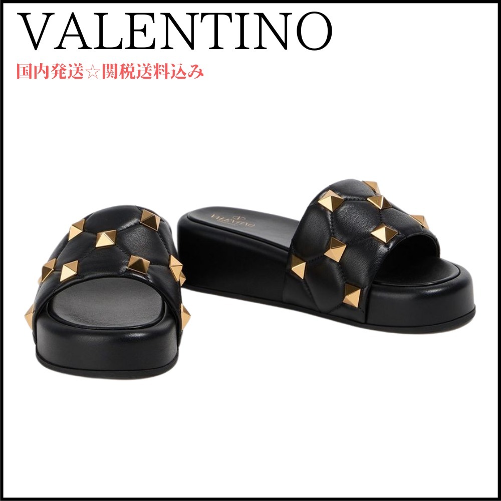 【VALENTINO】Roman Stud レザーサンダル ＊関税送料込み