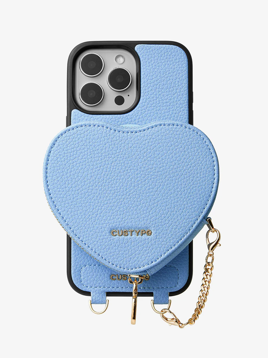 Custype iPhoneケース Heart Design Kit ブルー 送料無料