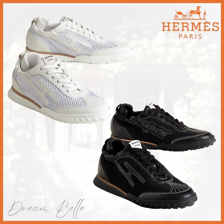 【 涼しげなメッシュ生地】HERMES ジェットスニーカー