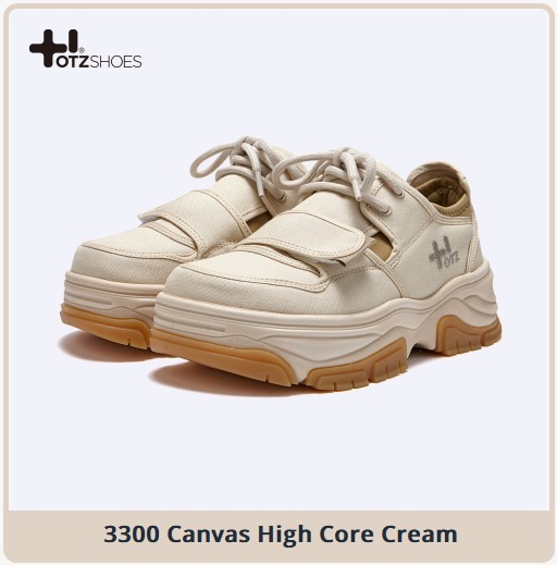 【OTZ】 3300 Canvas High Core Cream