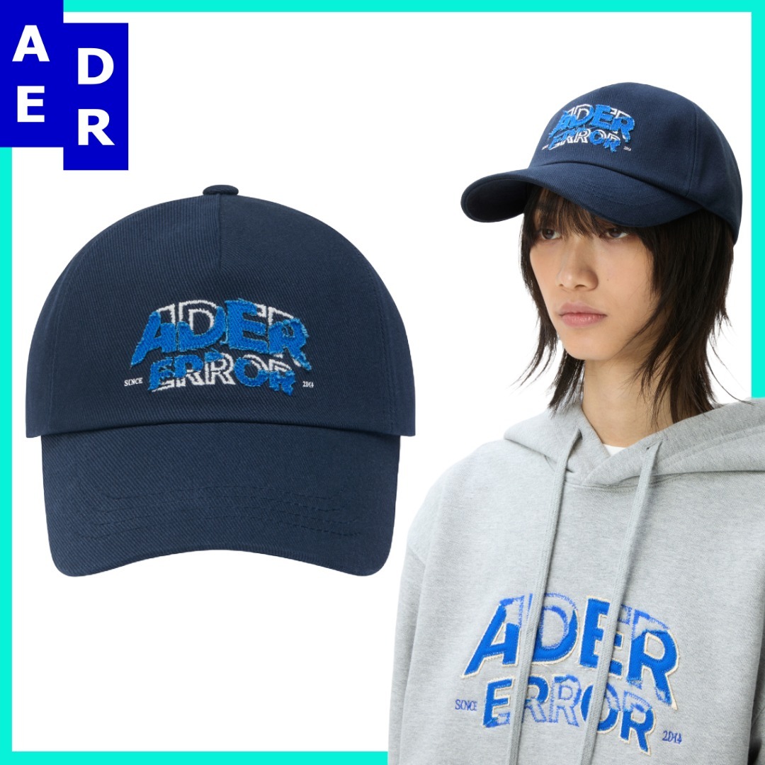 早期完売★ADERERROR★Edca Product. 108 キャップ Navy/追跡O