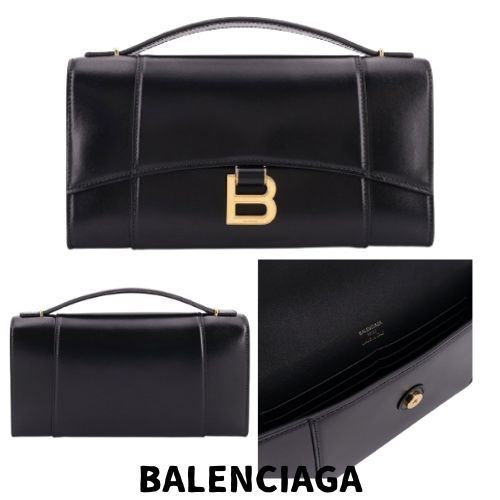 【BALENCIAGA】アワーグラス クラッチバッグ
